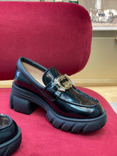 Load image into Gallery viewer, Gucci Women  Lug Sole interlocking G  Loafer
