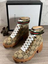 Load image into Gallery viewer, Gucci GG Wool Ankle Boot
