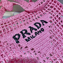 Load image into Gallery viewer, Prada Raffia Tote Bag
