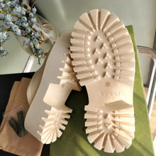 Load image into Gallery viewer, Gucci Platform Perforated G Sandals
