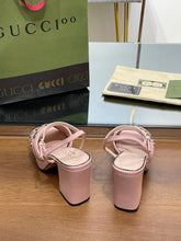Load image into Gallery viewer, Gucci Interlocking G  Studs Sandal
