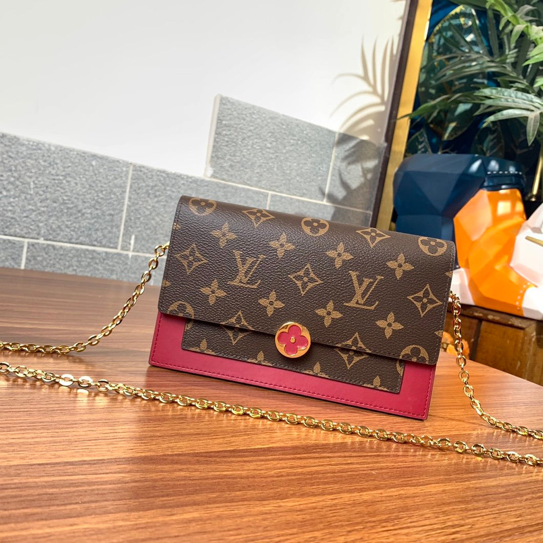 Louis Vuitton Flore Chain Wallet