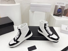 Load image into Gallery viewer, Prada Downtown Leather High Top Sneakers
