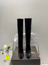 Load image into Gallery viewer, YSL  Talia Boots In Velvet
