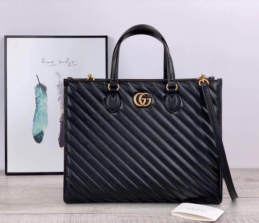 Gucci  Marmont Medium Tote Bag - LUXURY KLOZETT