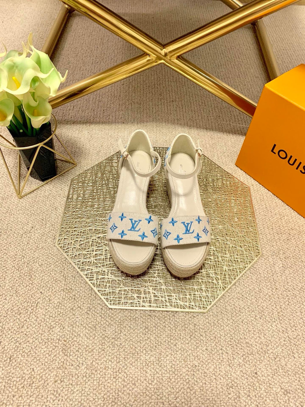 Louis Vuitton Starboard Wedge Sandals