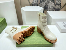Load image into Gallery viewer, Gucci GG Ankle Boot With Buckle
