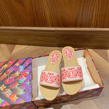 Load image into Gallery viewer, Louis Vuitton Crafty Lock It Flat Mule
