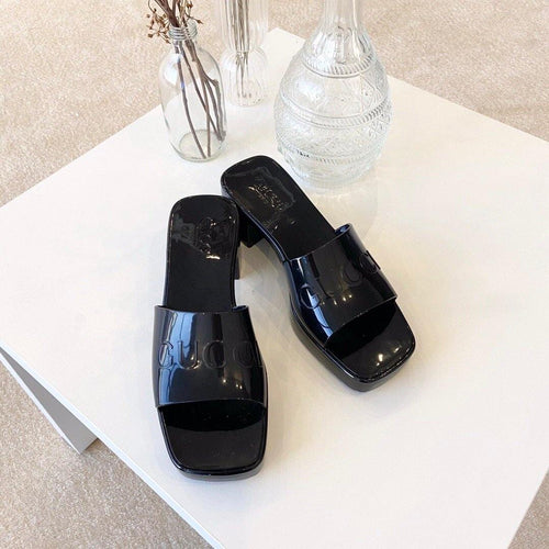 Gucci Rubber Slide Sandal - LUXURY KLOZETT