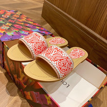 Load image into Gallery viewer, Louis Vuitton Crafty Lock It Flat Mule
