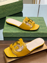 Load image into Gallery viewer, Gucci  Interlocking G Cut Out  Sandal
