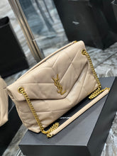 Load image into Gallery viewer, YSL PUFFER MEDIUM BAG IN QUILTED LAMBSKIN

