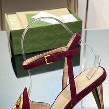 Load image into Gallery viewer, Gucci Blonde Heeled Sandal
