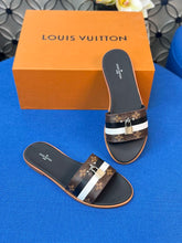 Load image into Gallery viewer, Louis Vuitton Lock It  Flat Mule
