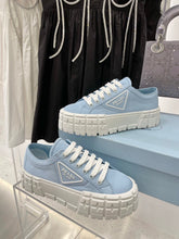 Load image into Gallery viewer, Prada Double Wheel  Nylon Gabardine Sneakers
