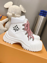 Load image into Gallery viewer, Louis Vuitton Ruby Flat Ranger Boots
