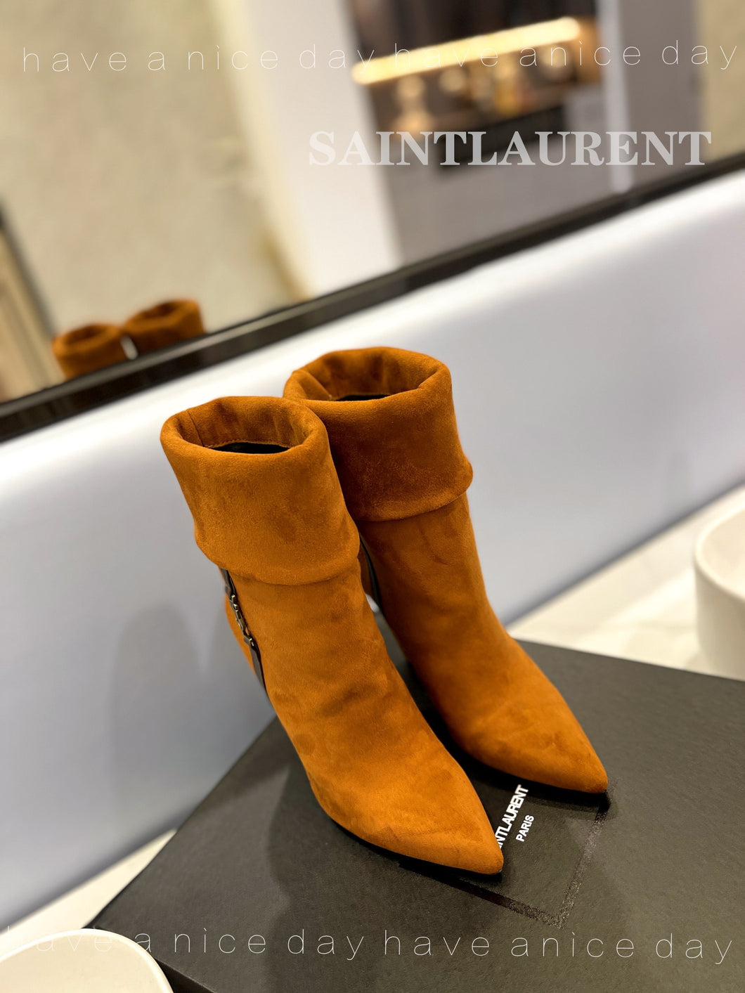 YSL Niki Boots