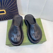Load image into Gallery viewer, Gucci Platform Perforated G Sandals
