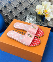 Load image into Gallery viewer, Louis Vuitton Lock It  Flat Mule
