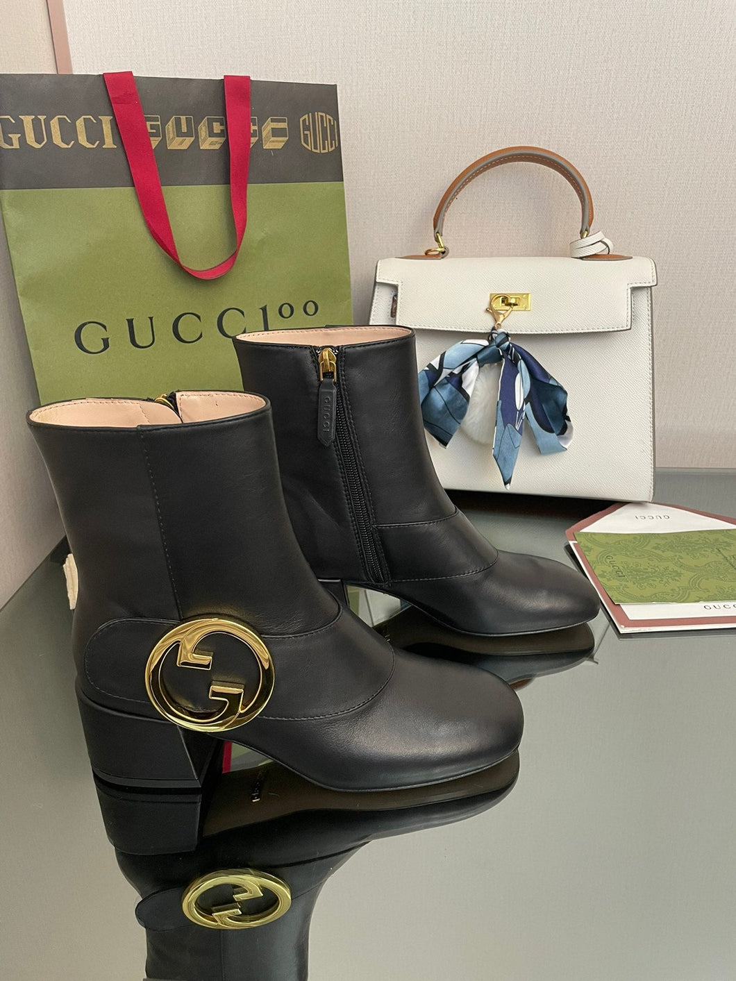 Gucci Blondie Ankle Boots