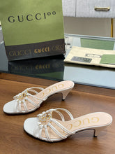 Load image into Gallery viewer, Gucci Women Slide Sandal With Crystals
