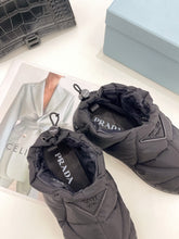 Load image into Gallery viewer, Prada  Paddled Nylon Slip on Shoes
