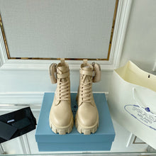 Load image into Gallery viewer, Prada Monolith brushed Rois Leather And Nylon Boots
