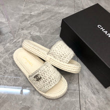 Load image into Gallery viewer, Chanel Braided Knit Mule
