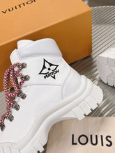 Load image into Gallery viewer, Louis Vuitton Ruby Flat Ranger Boots
