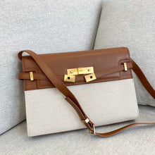 Load image into Gallery viewer, YSL Manhattan Shoulder Bag In Canvas And Leather
