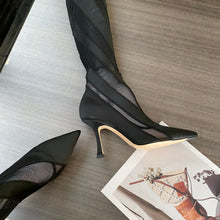 Load image into Gallery viewer, Jimmy Choo Mugler Sock OTK Boots
