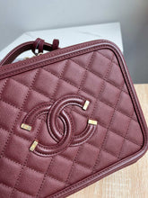 Load image into Gallery viewer, Chanel Caivar Filigree Vanity  Bag
