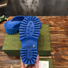 Load image into Gallery viewer, Gucci Platform Perforated G Sandals
