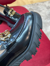 Load image into Gallery viewer, Gucci Women  Lug Sole interlocking G  Loafer
