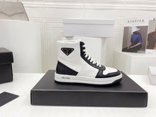 Load image into Gallery viewer, Prada Downtown Leather High Top Sneakers
