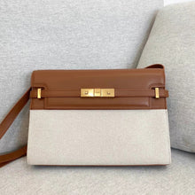 Load image into Gallery viewer, YSL Manhattan Shoulder Bag In Canvas And Leather
