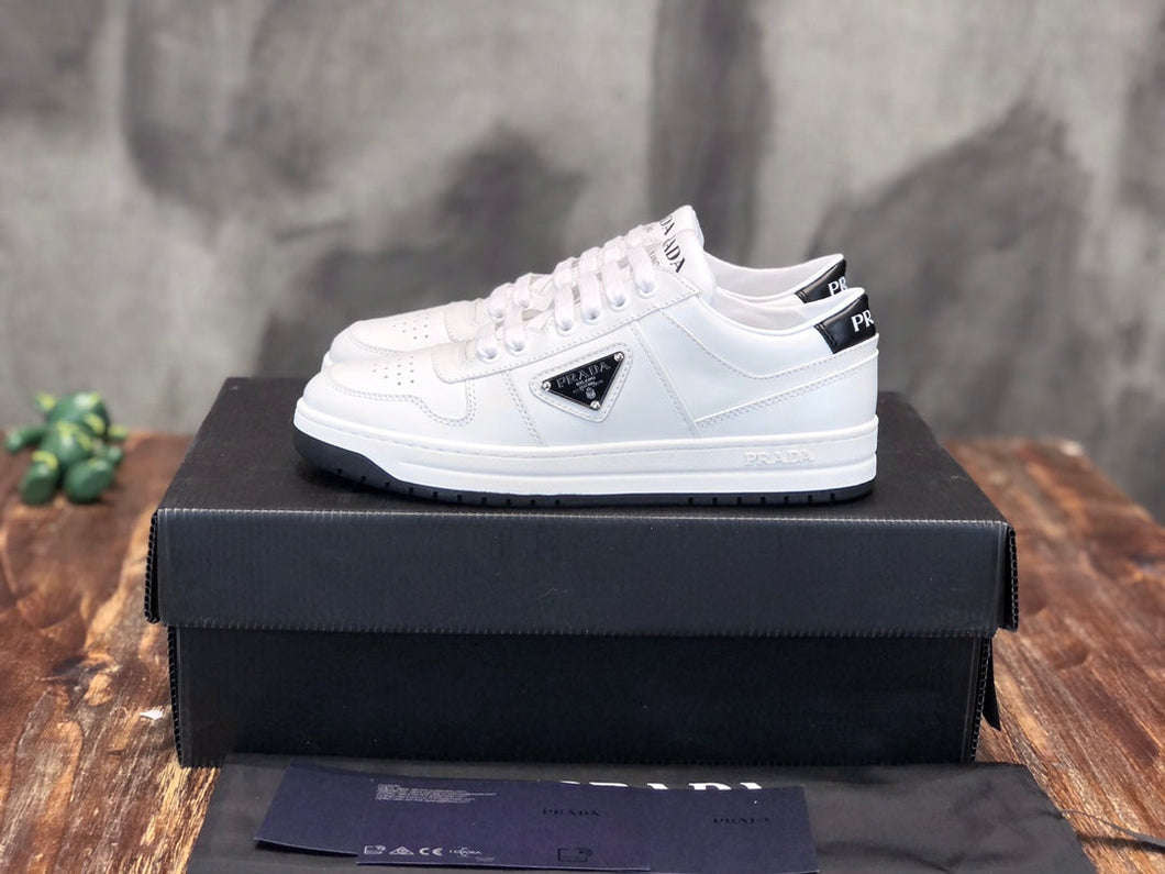 Prada Downtown Leather Sneakers