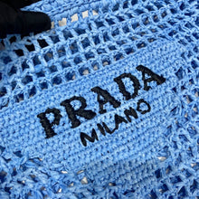 Load image into Gallery viewer, Prada Raffia Tote Bag
