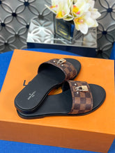 Load image into Gallery viewer, Louis Vuitton Lock It  Flat Mule
