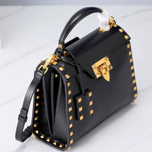 Load image into Gallery viewer, Valentino Garavani Small Rockstud Alcove Grainy Calfskin Bag
