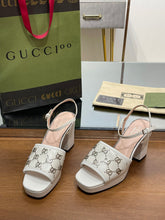 Load image into Gallery viewer, Gucci Interlocking G  Studs Sandal
