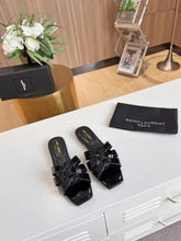 Load image into Gallery viewer, YSL Tribute Flat Mule
