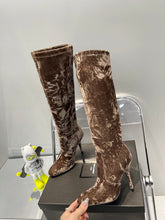 Load image into Gallery viewer, YSL  Talia Boots In Velvet
