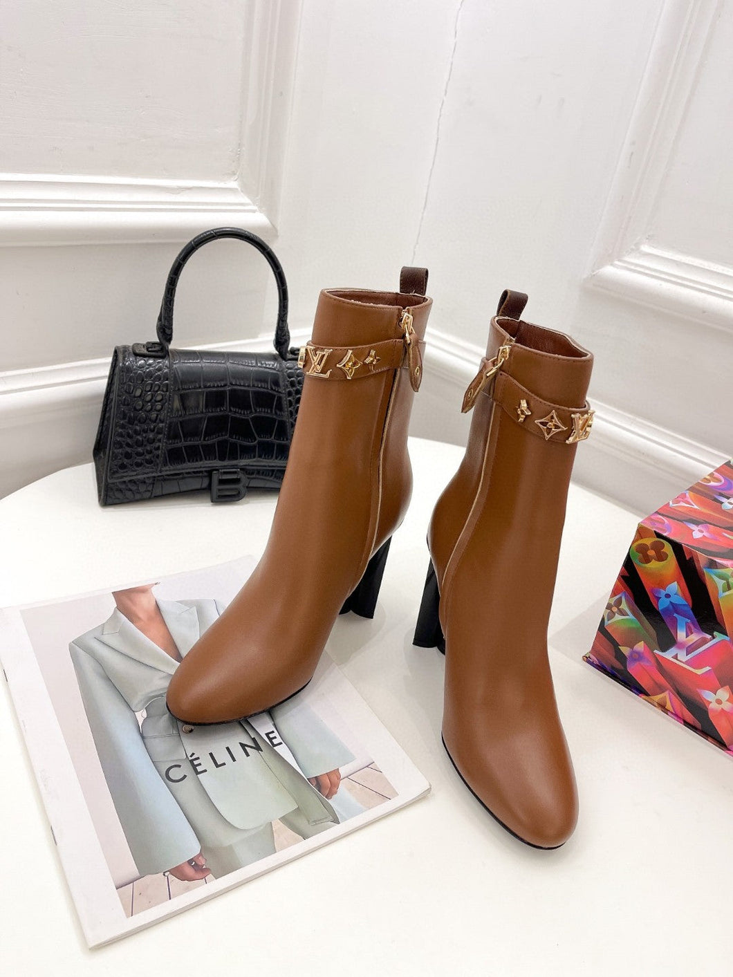 Louis Vuitton Silhouette Ankle Boots