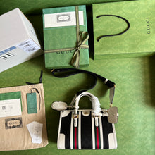 Load image into Gallery viewer, Gucci Small Canvas Top Handle Bag with Double G
