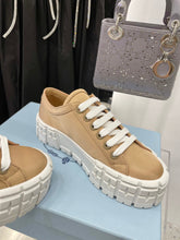 Load image into Gallery viewer, Prada Double Wheel  Nylon Gabardine Sneakers
