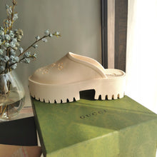Load image into Gallery viewer, Gucci Platform Perforated G Sandals

