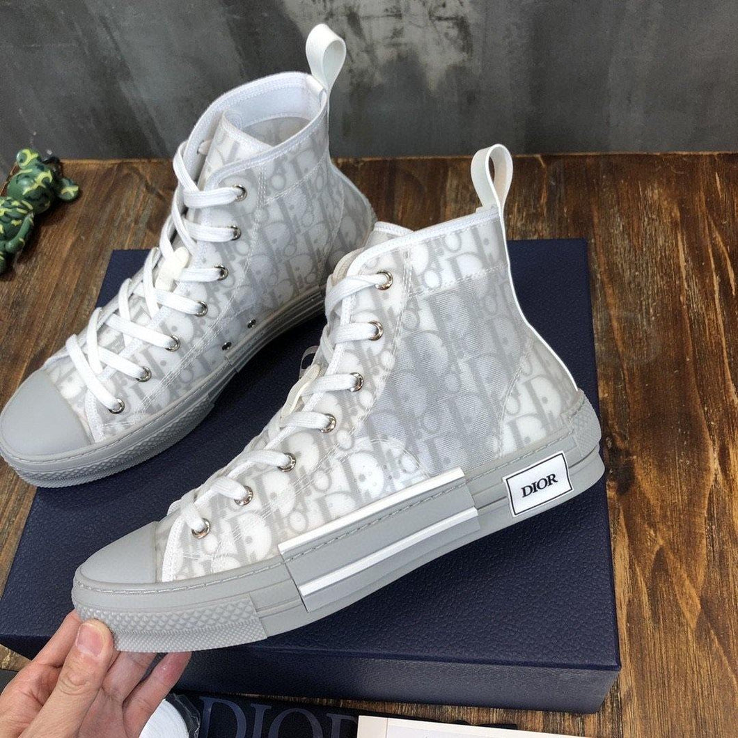 Dior Oblique B23 High Top Sneakers - LUXURY KLOZETT