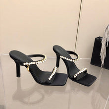 Load image into Gallery viewer, Versace Medusa Rhinestone Mules

