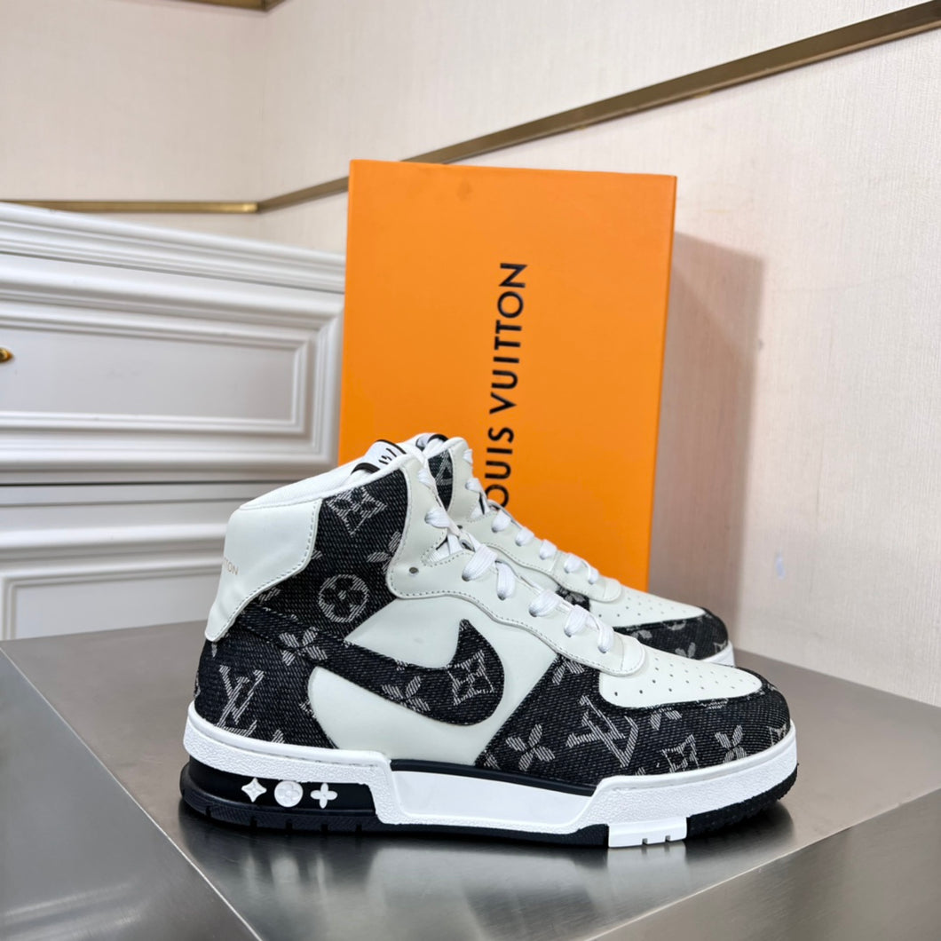 Louis Vuitton X Nike  Air Force Sneakers